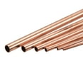 thumbnail image 1 of Cobre Tubo, 8mm 9mm 10mm 11mm 12mm 13mm OD x 0.5mm Pared Grosor 200mm Longitud Metal Tubo, Paquete de 6, 1 of 5