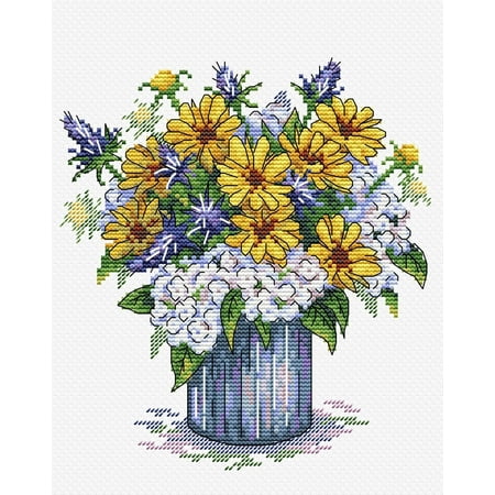 UPC: 4627167301113 | Cross-Stitch Kit Aroma Melody SM-502 Flowers Needlework