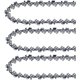 thumbnail image 1 of Pack 35cm Chainsaw Chain 3/8"LP 1.3mm 52 Drive Links, Low Kickback Chain Compatible with Stihl, Dolmar, Husqvarna, Einhell, Bosch, Makita, 1 of 5