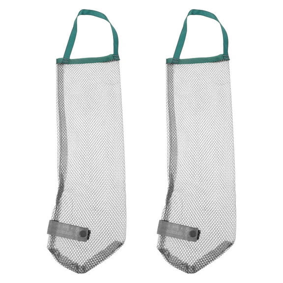 Sold 2pcs Creative Vegetable Onion Potato Storage Hanging Bag Hollow Breathable Mesh Bag Kitchen Garlic Ginger Mesh Storage Bag Green