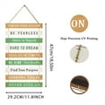 thumbnail image 5 of Milue Inspirational Wood Sign Wood Wall Hanging Pendant Motivational Wood Wall Art, 5 of 9