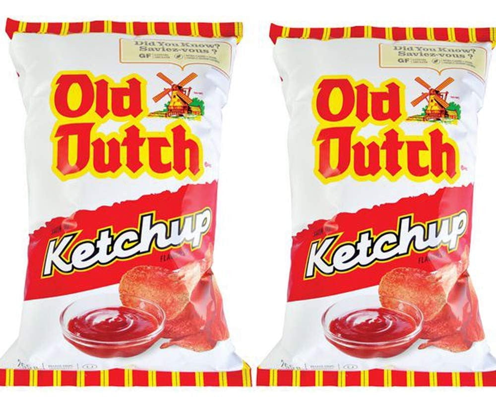 Canadian Old Dutch Potato Chips Ketchup Large Family size 2