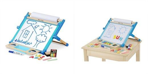 melissa and doug tabletop easel walmart