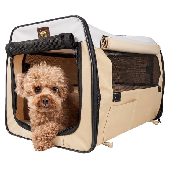 Folding Zippered Lightweight Easy Folding Pet Crate