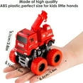 thumbnail image 2 of SDOTXA 1pc Fire Engine Monster Truck Toy - 4x4 Friction Powered Push and Go Vehicle with Realistic Fire Engine  - Perfect Christmas Birthday Party Gift for 3-9 Year Old Boys and Toddlers, 2 of 7
