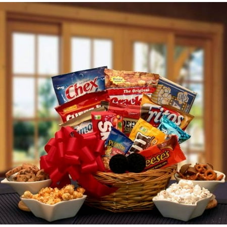 Snacks Sampler - Super Snack Lovers Sampler Gift Basket