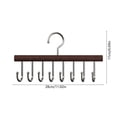 thumbnail image 4 of YOTQUSKI 8 Hooks, Belt Hanger, Tie Rack Hanger, Durable Space-Saving Iron Rack, Used in Balcony, Bathroom, Bedroom, 4 of 6