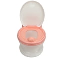 thumbnail image 1 of Silla De Inodoro Realista Para Entrenamiento De Orinal Para Bebé, Orinal De Entrenamiento Extraíble Con Cepillo De Limpieza Para Entrenamiento Independiente Para Ir Al Baño, 1 of 7