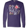 thumbnail image 3 of Inktastic Our First Mother's Day- pink flowers Long Sleeve T-Shirt, 3 of 5