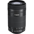 thumbnail image 1 of Teleobjetivo con zoom Canon EF-S 55-250 mm f/4-5.6 is STM, 1 of 5