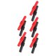 thumbnail image 3 of Extensor de enchufe banana rojo/negro 10 piezas Adaptador de extensión de enchufe banana Materiales de PVC de 4 mm para prueba numérica de energía eléctrica ANGGREK Otros, 3 of 8
