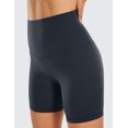 thumbnail image 3 of CRZ YOGA Super High Waisted Butterluxe Womens Biker Shorts 6 Inches, 3 of 3