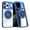 blue, variant on Clear Magnetic Case for Apple iPhone 17 pro max with Magsafe