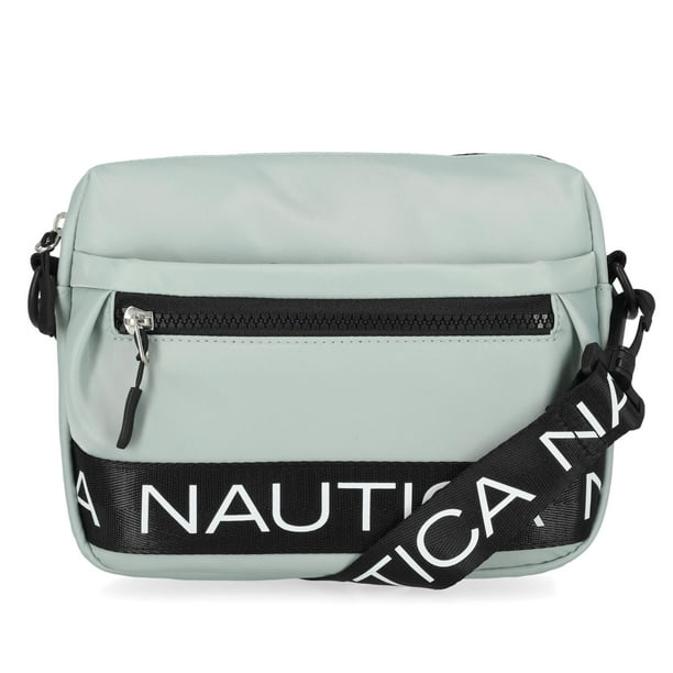 Bolso Bandolera Nylon Nautica para Mujer tipo Bean Bag con Correa