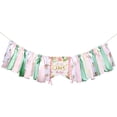 thumbnail image 2 of Floral 1st Birthday Decorations Girl - Isn’t She Lovely Isn’t She Onederful High Chair Banner, Flower First Birthday Decorations for Baby Girl, Pink and Green Floral Party Decorations, 2 of 7