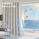 thumbnail image 4 of Cortinas opacas Joydeco de lino natural, 94 x 240 cm, color beige, 2 paneles, 4 of 9