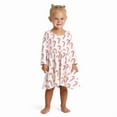 thumbnail image 5 of M+A by Monica + Andy Organic Cotton Long Sleeve Let's Dance Dress, Sizes 12-18M-5T, 5 of 5