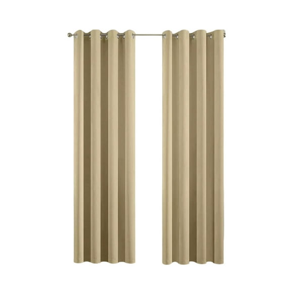 Cortinas Blackout 275cm Ancho X 215cm De Largo En 2 Paneles BEIGE