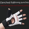 thumbnail image 4 of Guantes de boxeo MMA, guantes de medio dedo, guantes de fitness para hombres, guantes de lucha para niños, guantes de taekwondo para mujeres, protectores de pies, 4 of 6
