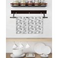 thumbnail image 3 of Spring Floral Kitchen Dish Towels for Drying Dishes Set of 3, Grey Dandelion Plants Pastoral Flower Botanical Waffle Weave Microfiber Hand Tea Bathroom Towels Quick Dry & Absorbent Towel 15.7x23.6, 3 of 7