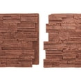 thumbnail image 6 of Ekena Millwork 48 5/8"W x 24 3/4"H x 1 1/4"D Cascade Stacked Stone, EverStone Faux Stone Siding Panel, Sun Valley, 6 of 9