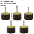 thumbnail image 1 of 5 Pcs 40mm 80Grit Sanding Flap Wheel Disc Abrasive Grinding Wheel Sandpaper, 1 of 6