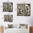 thumbnail image 4 of Designart "Wisdom in Urban Black and White II" Modern Geometric Wall Art Set Of 2 - Modern Black Gallery Set For Office Decor, 4 of 6