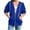 Blue, variant on 3/4 Length Sleeve Jackets for Women Drawstring Casual Trendy Shirts Fall Workout Outerwear with Pockets
