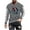 Gray, variant on Raeneomay Long Sleeve Shirts for Men Fashion Men's Printed Round Neck Casual T-Shirt Long Sleeve Top Shirt