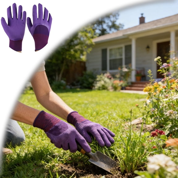 Thorn Proof Gardening Gauntlet Gloves, HeavyâDuty Puncture Resistant Work Gloves, Nonâ Breathable Protective Gloves for Pruning, Digging, Rose Bush Handling