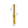 thumbnail image 2 of Diamond-Coated Drill Bit & Grinding Head, Hex Shank, Multi-Size (6-16mm), Tile & Glass Hole Cutter for Ceramic, Granite, Bathroom & DIY Projects, 2 of 9
