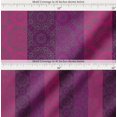 thumbnail image 2 of Soimoi Cotton Poplin Fabric Stripe & Mandala Kaleidoscope Print Fabric by Yard 42 Inch Wide, 2 of 7