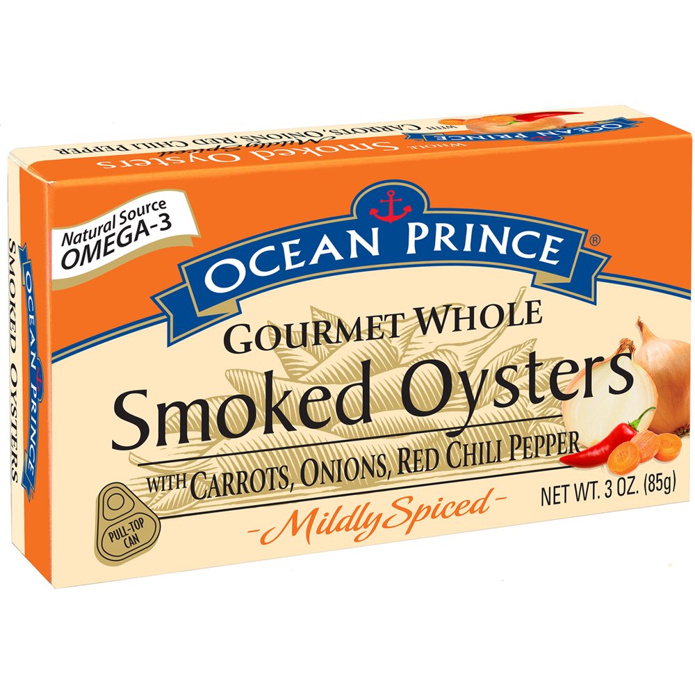 Ocean Prince Gourmet Smoked Oysters, 3 oz