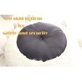 thumbnail image 4 of Modern Soft Plush Round Pet Bed for Cats or Small Dogs, Mini Medium Sized Dog Cat Bed Self Warming Autumn Winter Indoor Snooze Sleeping Cozy Kitty Teddy Kennel (20'' D x 8'' H, Light Grey), 4 of 5