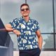 thumbnail image 4 of Fotbe cute winter bear Camiseta Polo de Golf para Hombre con Estampado – Camisa Deportiva Transpirable con Cuello Abotonado-Large, 4 of 6