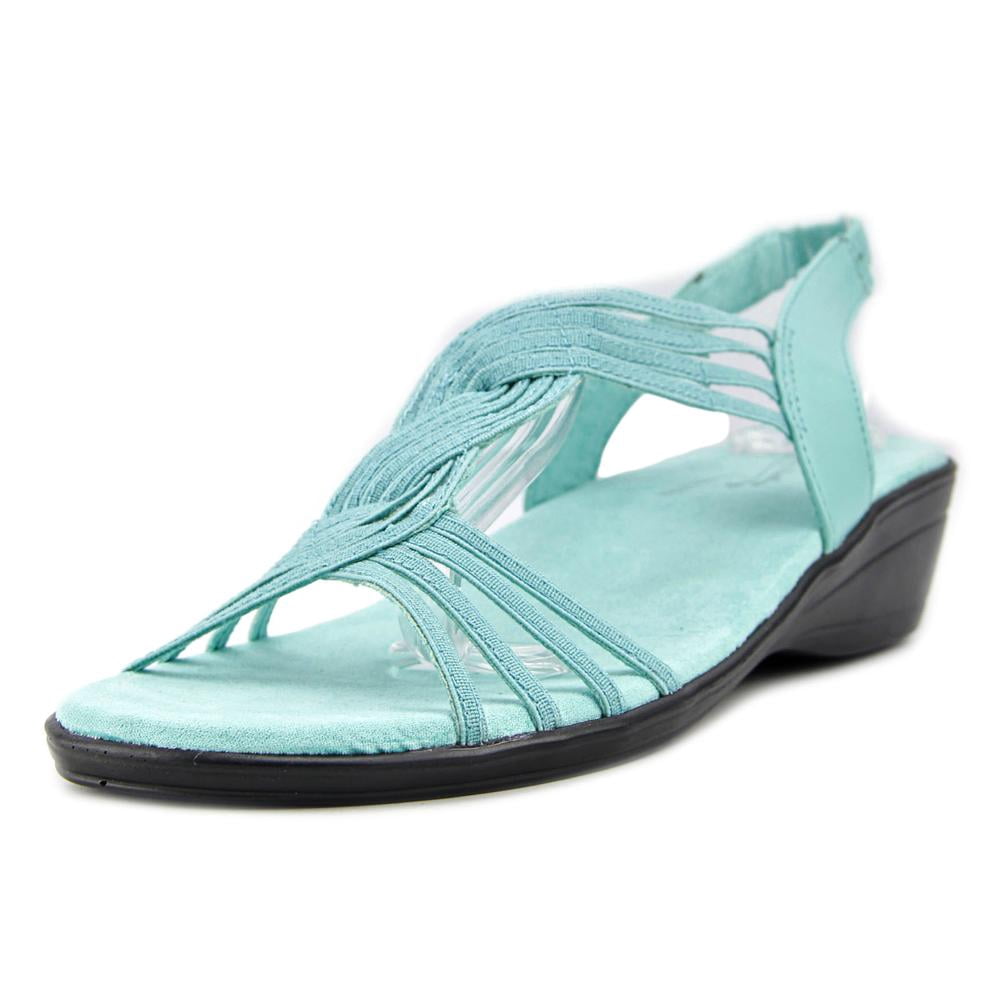 Easy Street - easy street women's natara flat sandal, turquoise, 7.5 m ...
