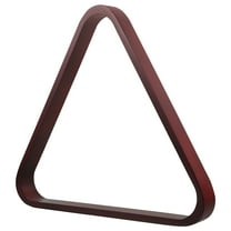 WASHWEPE Pool Rack Triangle 1Pack Wooden Construction Ideal for Casual and Professional Players Alike