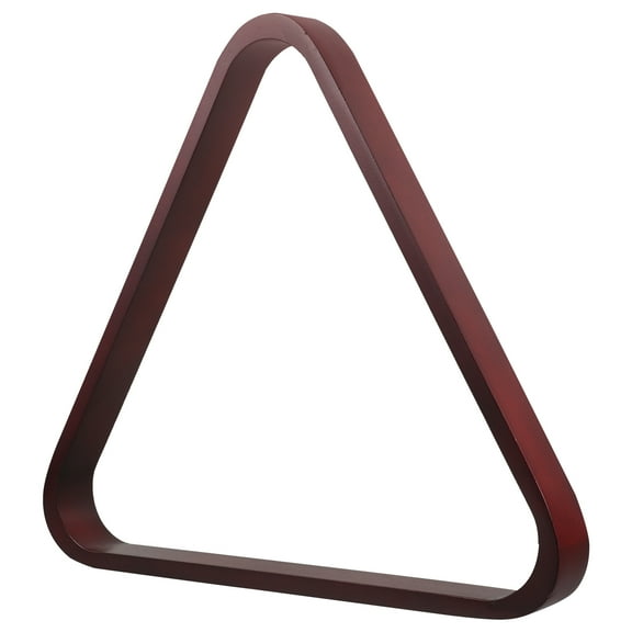 WASHWEPE Pool Rack Triangle 1Pack Wooden Construction Ideal for Casual and Professional Players Alike