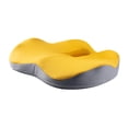 thumbnail image 3 of Cojín de espuma viscoelástica para asiento, cojín para silla de escritorio, almohadilla para glúteos para mujer, cojín para silla de oficina, almohada Amarillo Gris Claro, 3 of 8