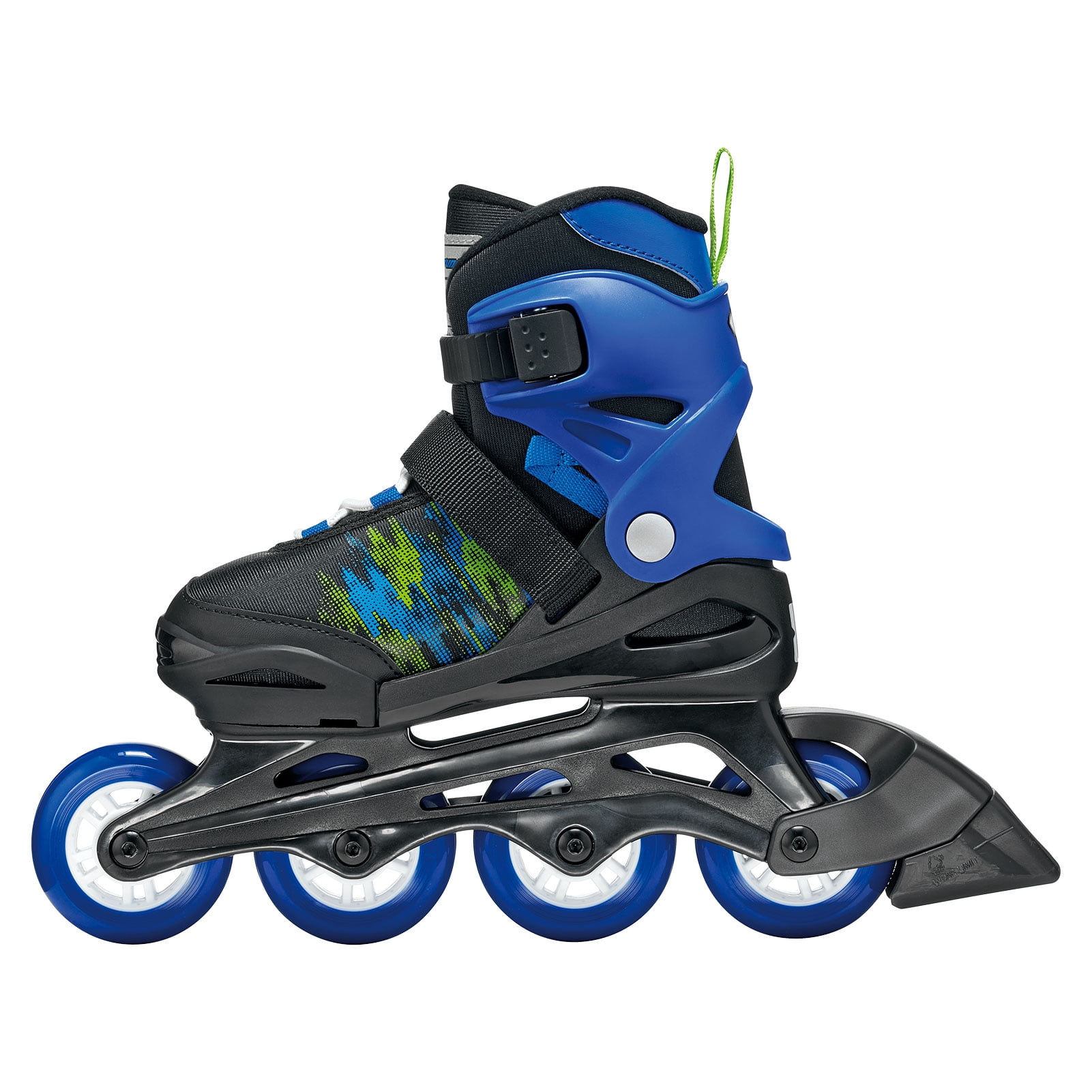 ROLLERBLADE Kids' Phoenix Black/Blue Skates, Size: 12J-2 (87B0T10221NF01-12J-2)