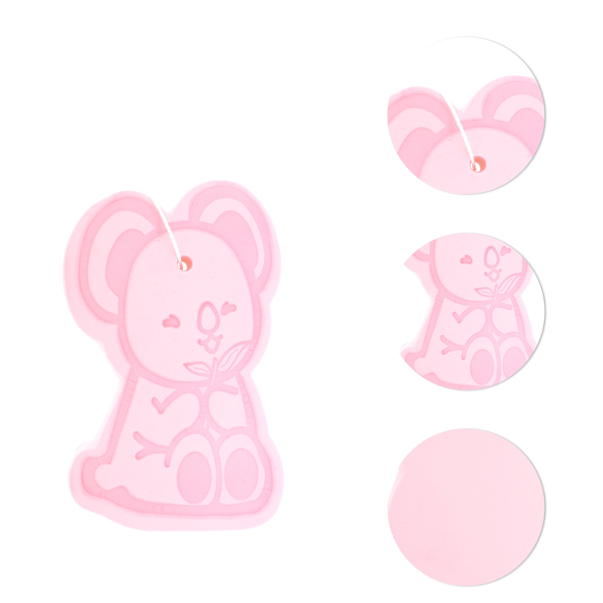 Unique Bargains Cartoon Bath Shower Brush 4.53"x2.76"x1.1" 1 Pc Pink