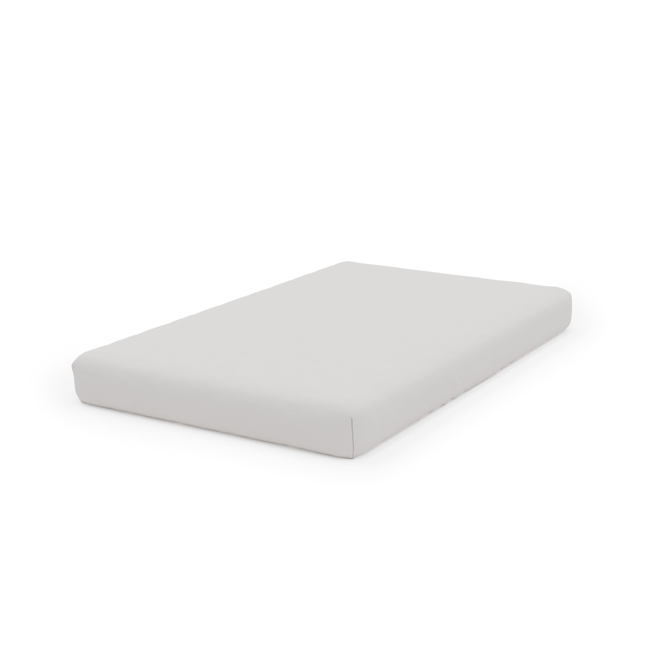 Foundations SafeFit Compact Crib Sheets, 100% Cotton, Heavy-Duty Elastic, 6-Pack, White