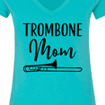 thumbnail image 4 of Inktastic Trombone Mom Band Parent Women's V-Neck T-Shirt, 4 of 5