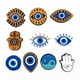 thumbnail image 2 of 10 piezas de adornos de sandalias de zueco 3D (ojo del diablo), dijes para zapatos, lindos adornos de zapatos para zuecos, zapatos, sandalias, pulsera DIY, 2 of 5