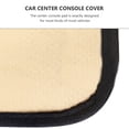 thumbnail image 3 of Miangastore 2 Pcs Housse Décorative pour Console Centrale en Peluche Beige Expérience de Conduite Confortable, 3 of 8