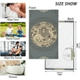 thumbnail image 2 of Coolnut Chinese Dragon Pattern Patterned Hand Towels 2 PCS, Cotton Bath Towel for Drying Face Hands Body Decorative Water Absorbent Lightweight Towels for Bathroom Ktichen Travel Gym, 16"x28", 2 of 6