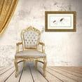 thumbnail image 3 of Dawson, Robert 14x9 Gold Ornate Wood Framed with Double Matting Museum Art Print Titled - The Mustangs, 3 of 4