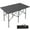 Black, variant on EVER ADVANCED Lightweight Foldable Aluminum Camping Table, Black