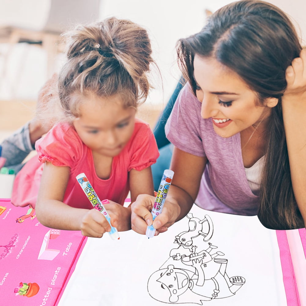 Download Herwey Cartoon Water Watercolor Coloring Book with Water Pen for Kids Toddlers , Cartoon ...