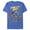 Royal Blue Heather, variant on Men's Superman Come At Me Bro  Graphic Tee Charcoal Heather Medium